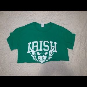 Long Sleeve Irish Crop Tee